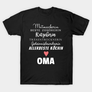 Mutmacherin beste Zuhörerin Oma T-Shirt